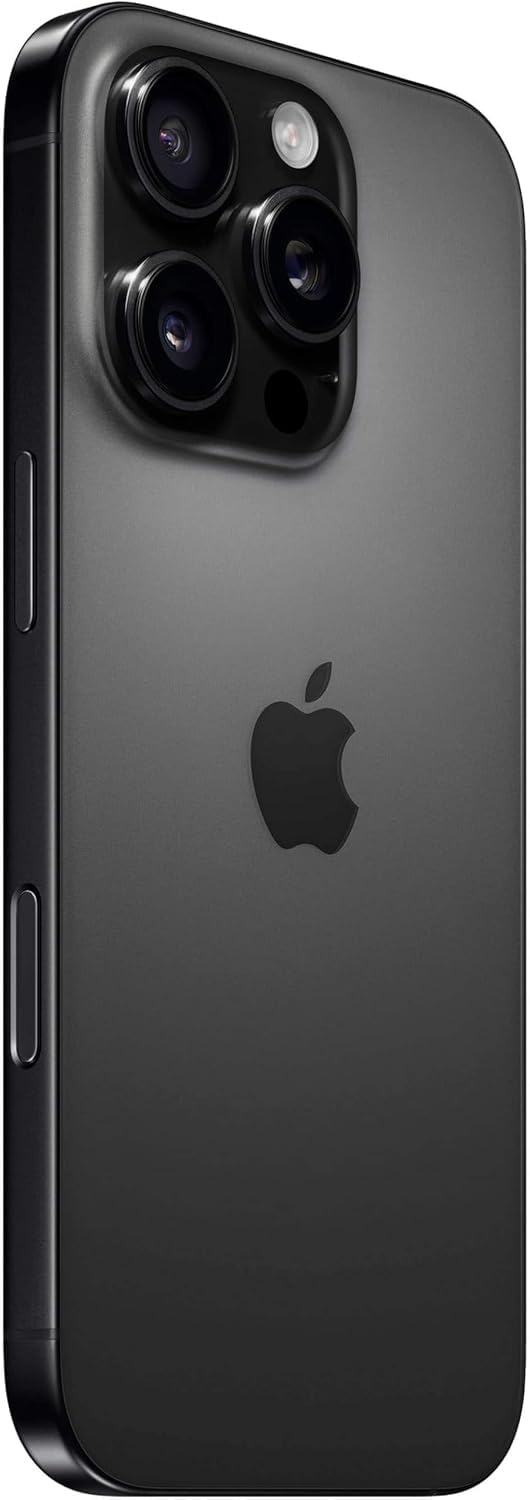 Apple iPhone 16 Pro Max, US Version, 256GB, Black Titanium - Unlocked (Renewed)