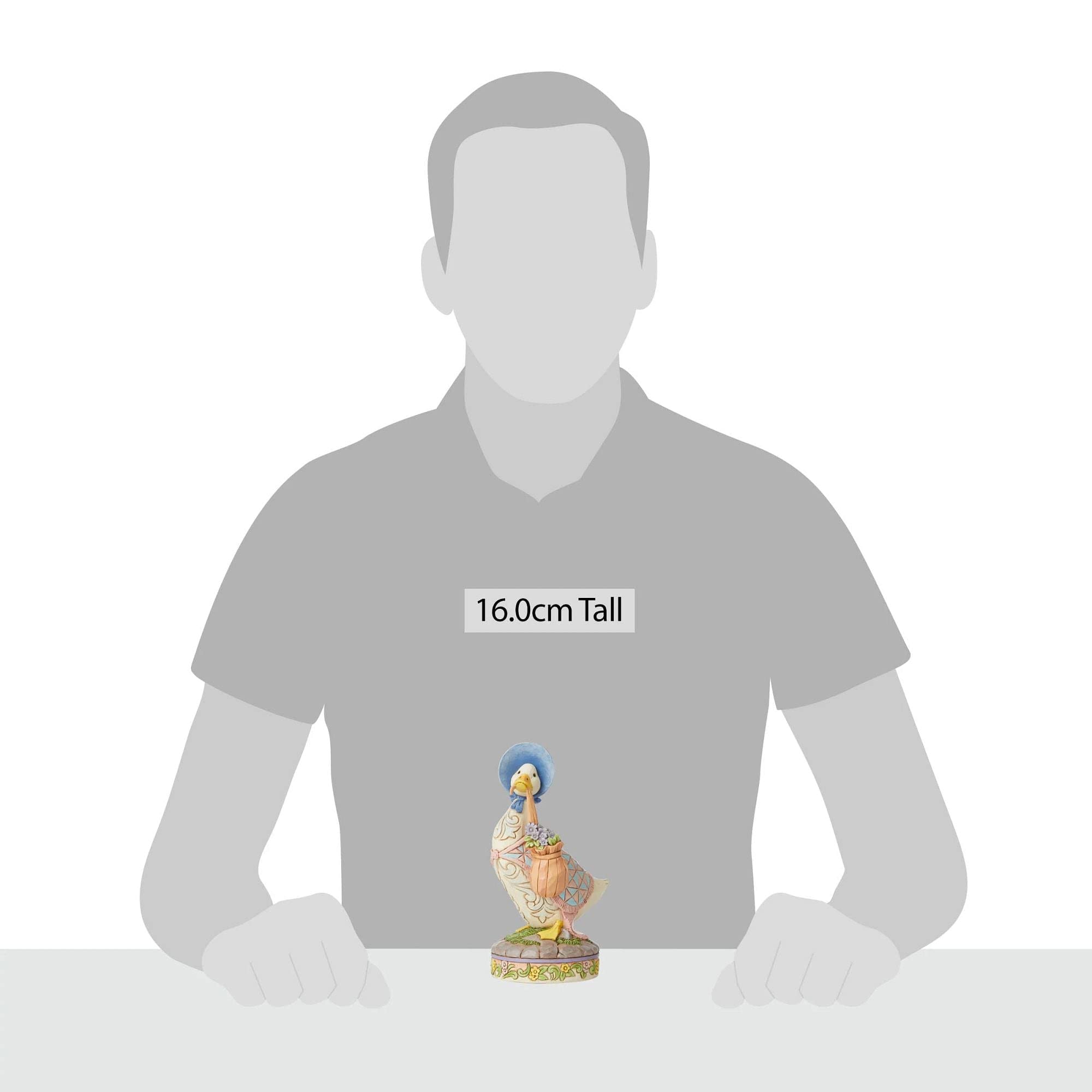 Enesco Beatrix Potter by Jim Shore Jemima Puddle-Duck Figurine, 6.25 Inch, Multicolor