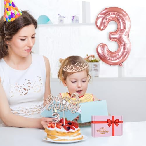 33 Birthday Decorations for Women Including 33 Birthday Sash for Women, Tiara/Crown, Candles and Cake Topper, Number 33 Balloons, 33 Birthday Gifts for Women Birthday Decorations Favor Supplies