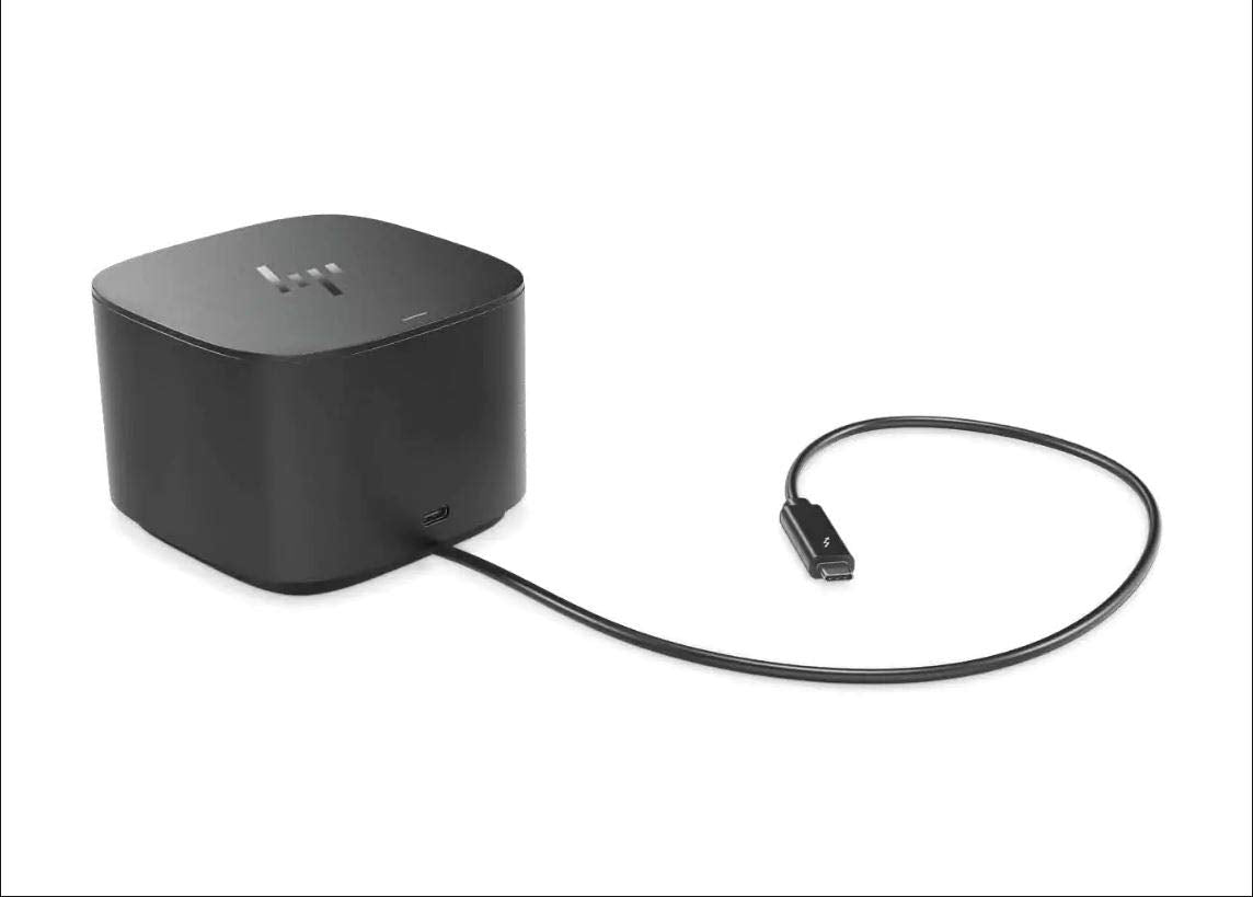 HP 2UK37UT Thunderbolt Dock G2 - Docking Station - VGA, DP, 2 x DP - 10Mb LAN - 120 Watt - Smart Buy - US - for EliteBook x360, ProBook 430 G6, 44X G6, 45X G6, ProBook x360, Spectre x360