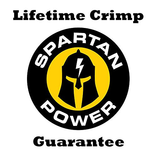 Spartan Power Red 2 Foot, Battery Cable, Positive Only 5/16" M8 Made in USA