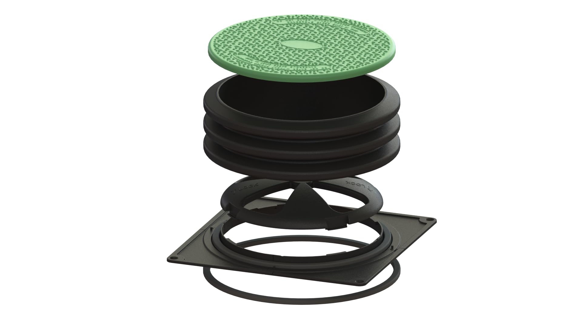 Aero-Stream AS-R10 Septic Tank Riser kit - 23.5" Diameter X 10" Tall