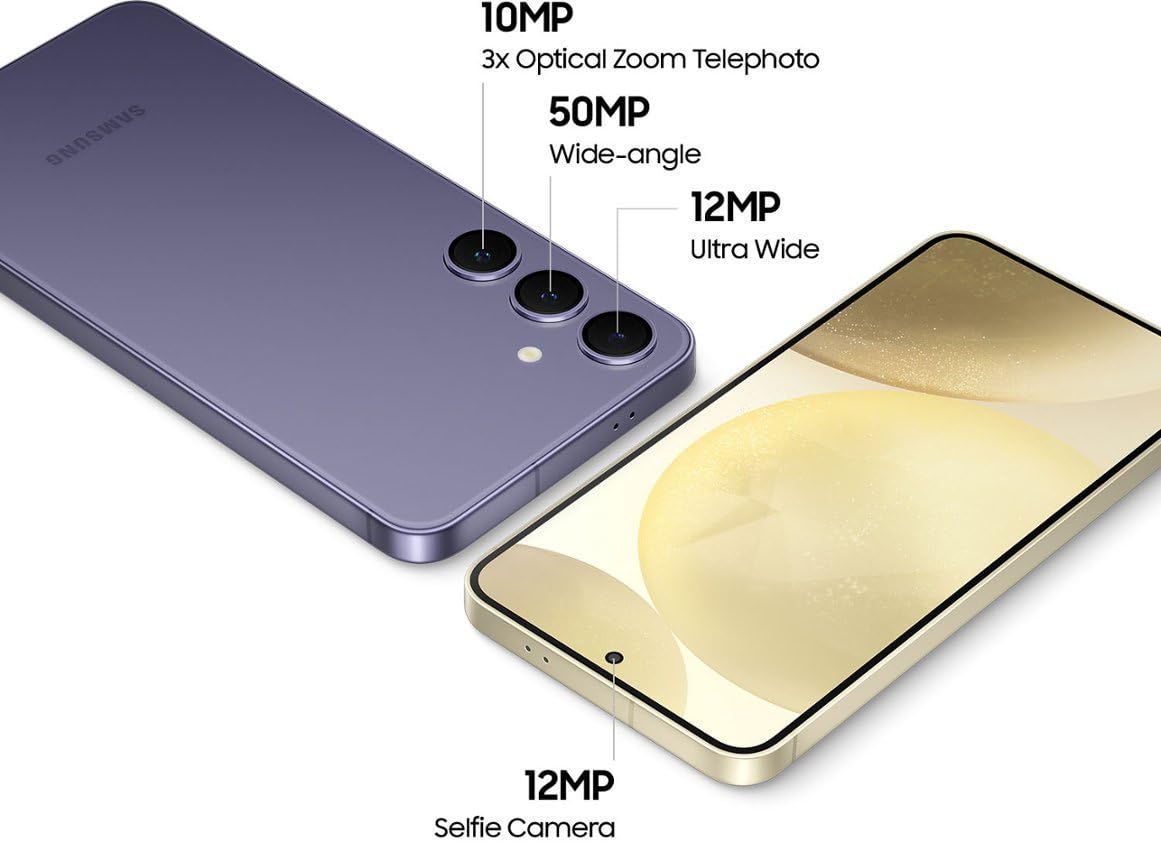 SAMSUNG Galaxy S24+ Plus 5G, US Version, 256GB, Marble Gray - Unlocked (Renewed)