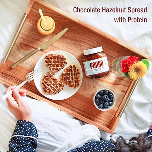 Pongo Cocoa Hazelnut Protein Spread - Low Sugar, Low Carb, Keto-Friendly Chocolate Dessert Topping