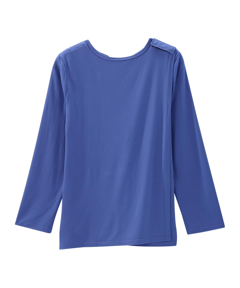 Women's Open Back Pleated Panel Top - River LGE