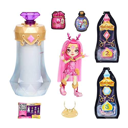 Magic Mixies Pixlings. Deerlee The Deer Pixling. Create and Mix A Magic Potion That Magically Reveals A Beautiful 6.5" Pixling Doll Inside A Potion Bottle!