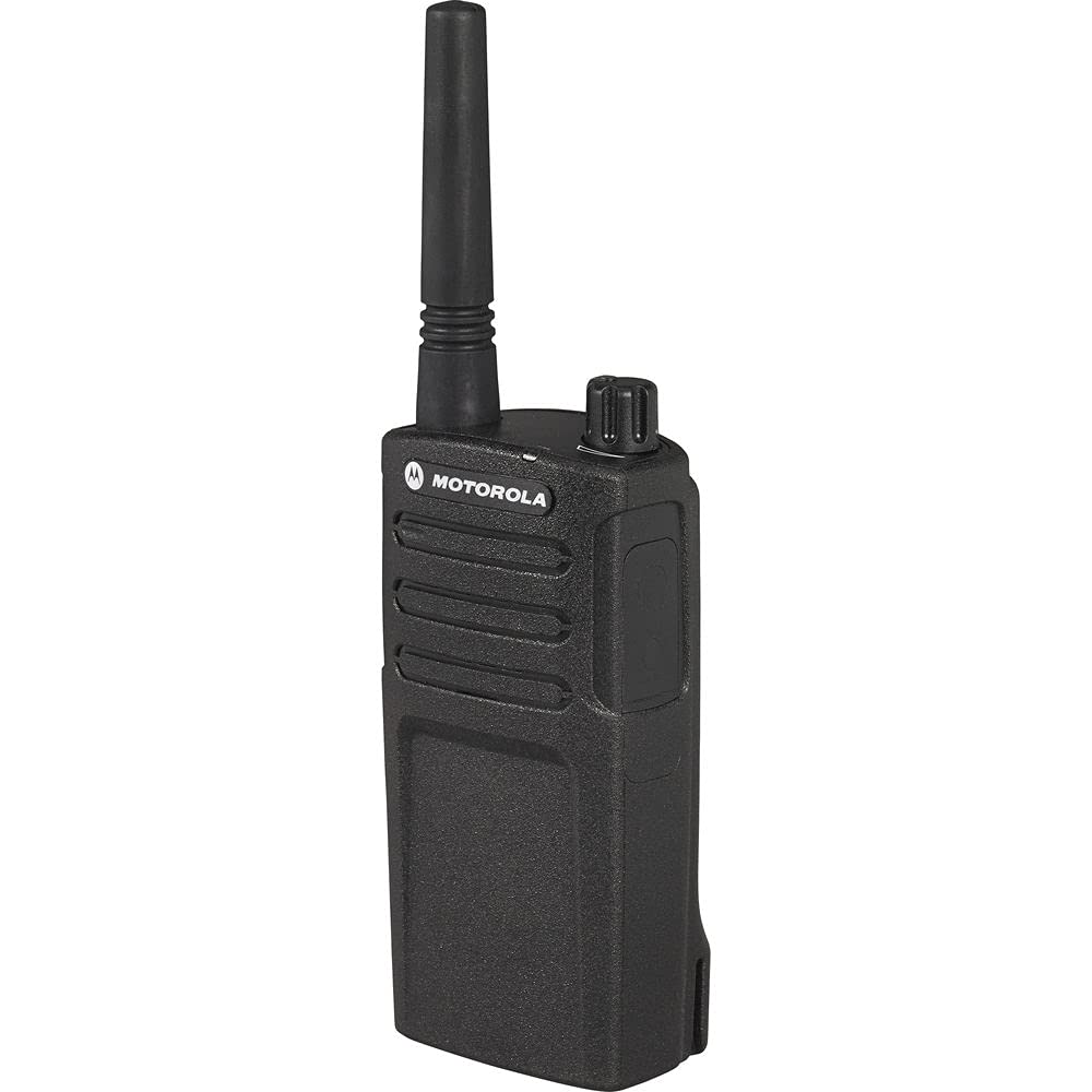 2 x Motorola RMM2050 On-Site 2-Way Radio (RMM2050) + Mic Sanitizer Spray + 2 x Microfiber Cloth - 2 Pack Bundle