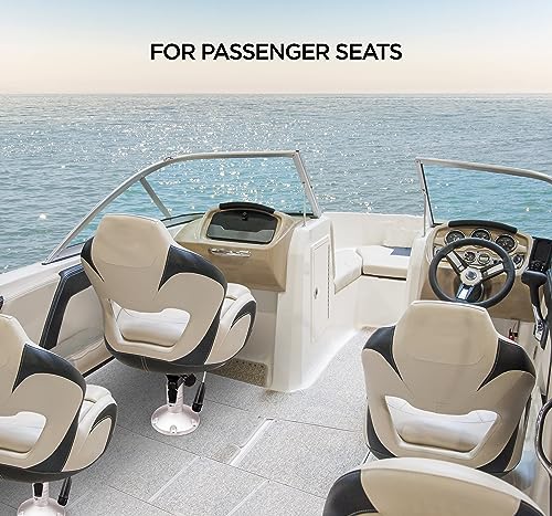 Adjustable Boat Seat Pedestal Boat Seats and Pedestals Boat Seat Pedestals and Bases with Slide and Swivel for Locking Boat Seats Captain Chair 13.5 to 18 Inches Height