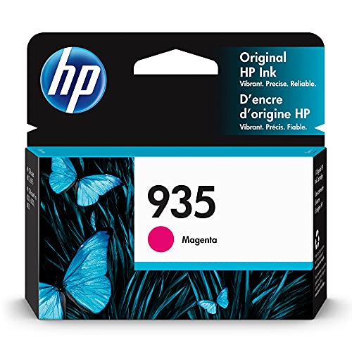 HP 935 Magenta Ink Cartridge | Works with HP OfficeJet 6810; OfficeJet Pro 6230, 6830 Series | C2P21AN