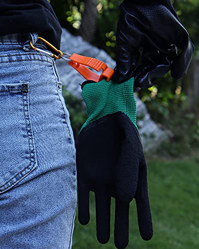 RichardJov 6PCS New Blue Glove Clips for Work, Construction, and Safety