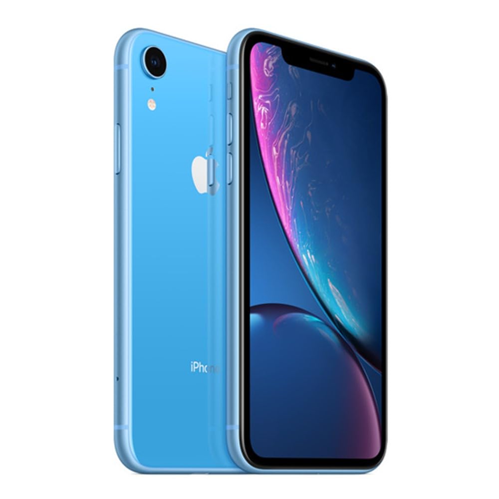 Apple iPhone XR, US Version, 128GB, Blue - Unlocked (Renewed)