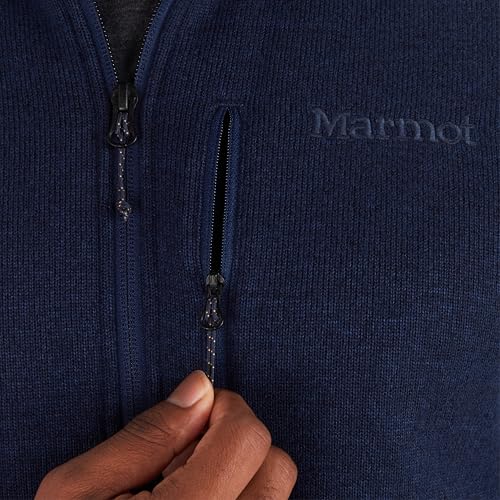 MARMOT Men's Drop Line 1/2 Zip Fleece Jacket, Arctic Navy, XX-Large