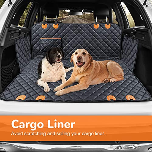 URPOWER Dog Car Seat Cover for Pets 100% Waterproof Seat Cover Hammock 600D Heavy Duty Scratch Proof Nonslip Durable Soft Back Seat Covers for Cars Trucks and SUVs