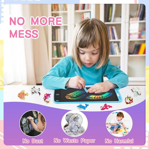 Toddler Kids Toys Gifts - 2 Pack LCD Writing Tablet 10 Inch Doodle Board, Drawing Tablet Drawing Pad, Kids Games Christmas Birthday Gifts Toys for 3 4 5 6 7 Years Old Girls Boys