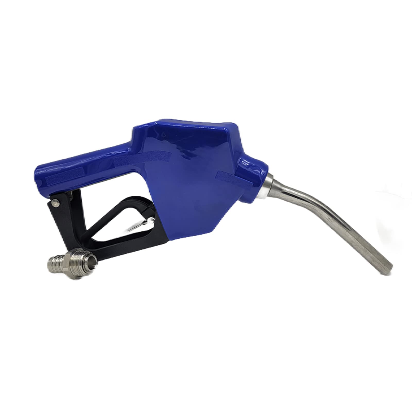 BORRITT 3/4"inch Automatic Shut-off Stainless Steel Diesel Exhaust Fluid (DEF)/Antifreeze Nozzle with NPT Female Thread,Three Notch Hold Open Clip&360 degree Rotating Connector 1/2"(15MM) Spout