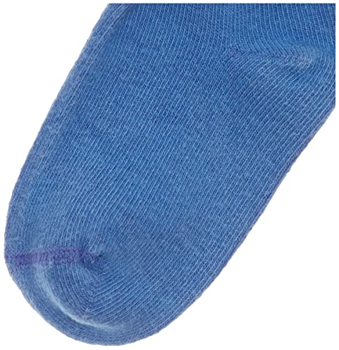 Jefferies Socks baby boys Newborn Turn Cuff Bootie 6 Pair Pack infant and toddler socks, Blue/White/Royal, Newborn US