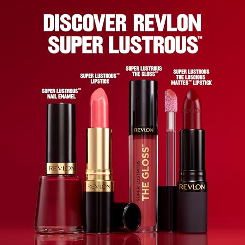 Revlon Super Lustrous Lip Gloss, Non-Sticky, High Shine Finish, 200 Crystal Clear, 0.13 Oz