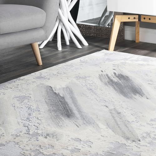 nuLOOM Chroma Abstract Area Rug, 5x8, Grey