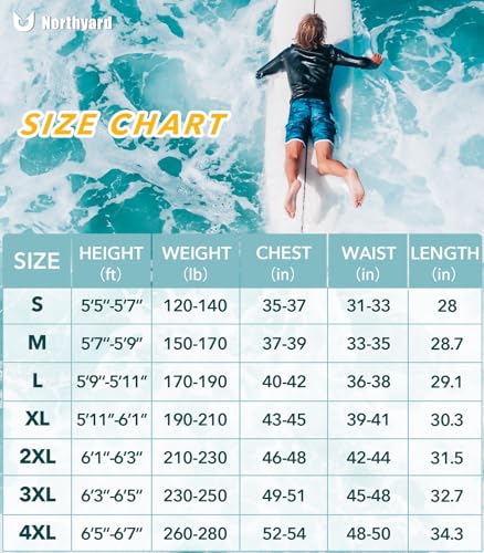 NORTHYARD Men's UPF 50+ Hoodie Shirts Rash Guard Long Sleeve Sun Protection SPF Swim Shirt UV for Running Hiking Fishing KHAKIGREEN M