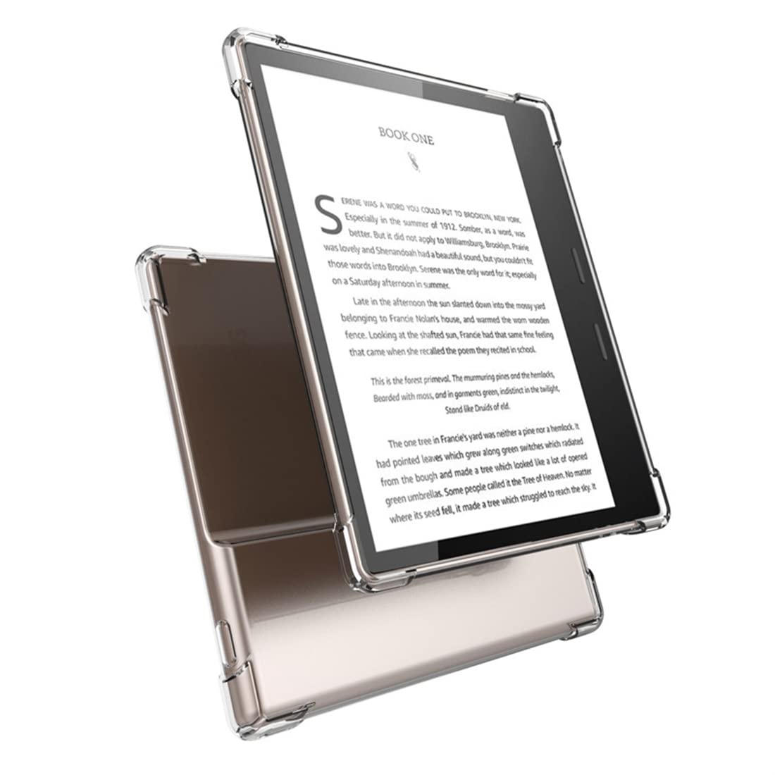 Zcooooool Kindle Oasis Case (9th &10th Gen,2017/2019 Released) 7" Clear Cover Reinforced Corners Case for Amazon Kindle Oasis