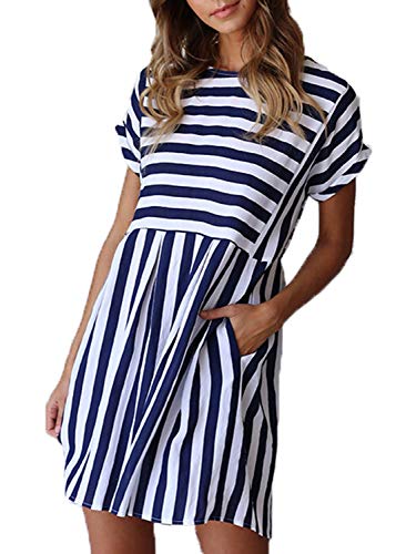 Womens Dresses Sexy Mini Party Dresses for Summer Short Sleeve Cute Casual Fashion Floral Dress Orange M
