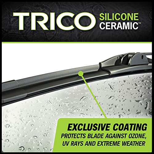 TRICO Silicone Ceramic™ (90-2619) & Inch Pack of 2 Automotive Replacement Windshield Wiper Blades, Ceramic Coated Silicone Super Premium All Weather Beam Blade for Select Vehicle Models