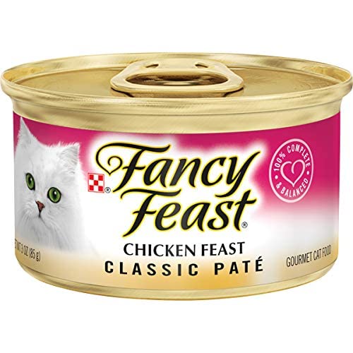 Purina Fancy Feast Kitten Tender Ocean Whitefish Feast and Tender Turkey Feast Wet Kitten Food Variety Pack - (2 Packs of 12) 3 oz. Cans