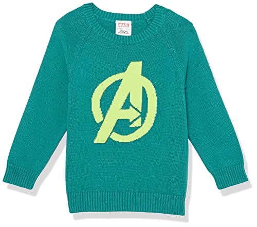 Amazon Essentials Disney | Marvel | Star Wars Boys' Crewneck Sweaters, Avengers Logo - Boys, X-Small