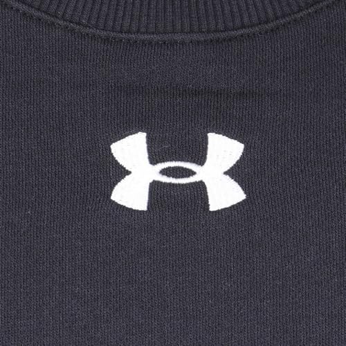 Under Armour Men's Rival Fleece Crew, (025) Castlerock Light Heather / / White, 4X-Large Tall