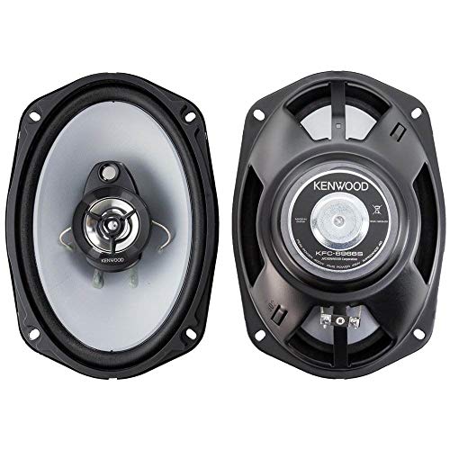 Kenwood KFC-6966S 6 x 9 Inch 400-Watt 3-Way Flush Mount Coaxial Car Speaker Easy Installation - Pair