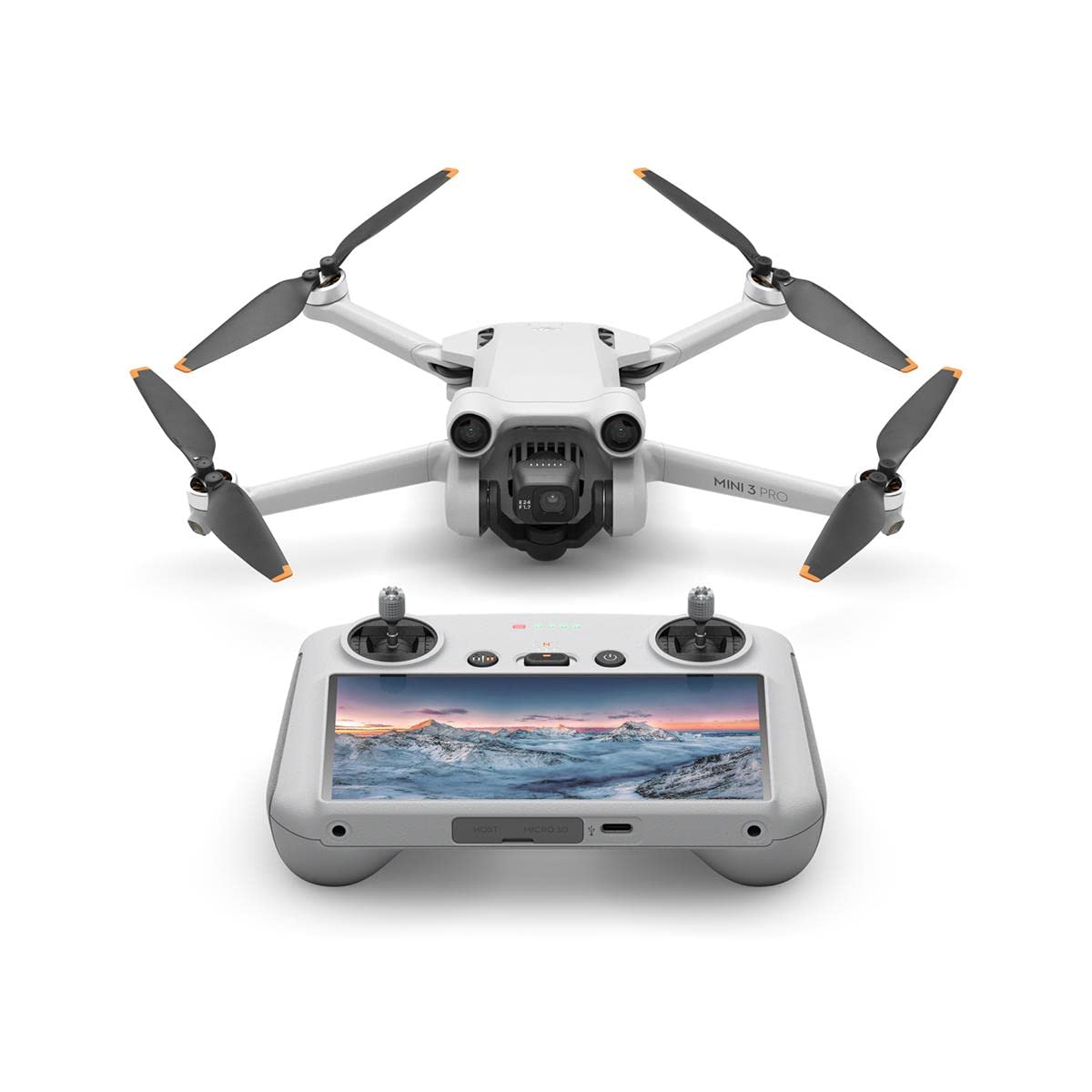 DJI Mini 3 Pro Drone with RC Remote Controller, Bundle with Fly More Kit Plus, 128GB Memory Card, Anti-Collision Strobe Light, Landing Pad