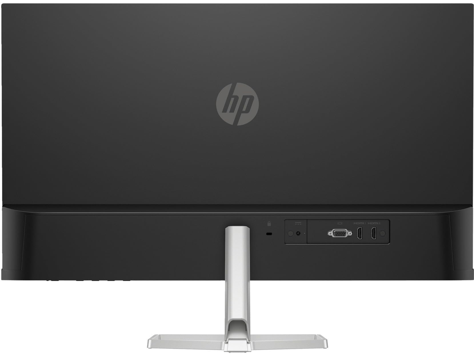 HP 27 inch 1080P Computer Monitor in Silver and Black, 27" Full HD (1920 x 1080) 75Hz Anti-Glare IPS Display with AMD FreeSync, 2 HDMI, 1 VGA, Highly Accurate Color (2025 Model) with Docztorm Dock