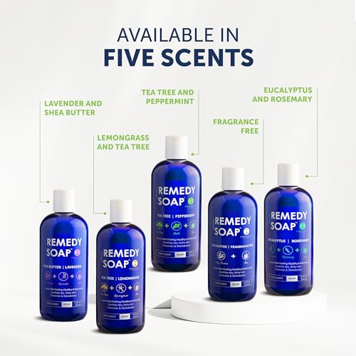 Truremedy Naturals Eucalyptus + Rosemary Body Wash - Body Wash for Therapeutic & Relaxing - Eucalyptus + Rosemary Body Wash (1 pk, 12 oz)