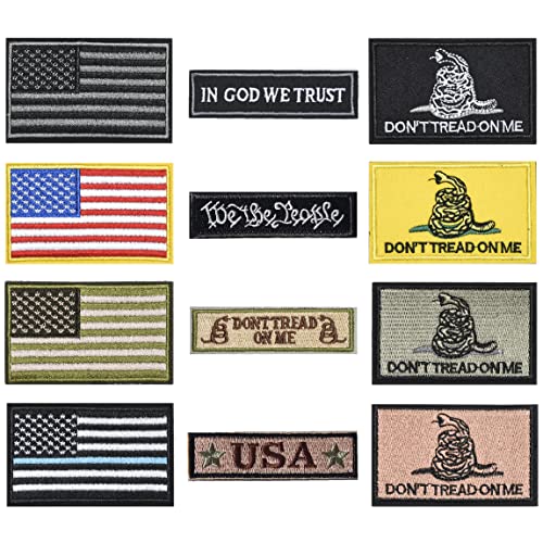 TXSN 2PCS No Photo Please Patches, Hook & Loop Funny Patch Full Embroidery Badge for Dog Vest Harness and Caps Bags Vests Jackets Backpacks Uniforms