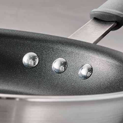 Tramontina Professional Aluminum Nonstick Restaurant Fry Pan, 8 Inch, Gray Handle, 80114/037DS