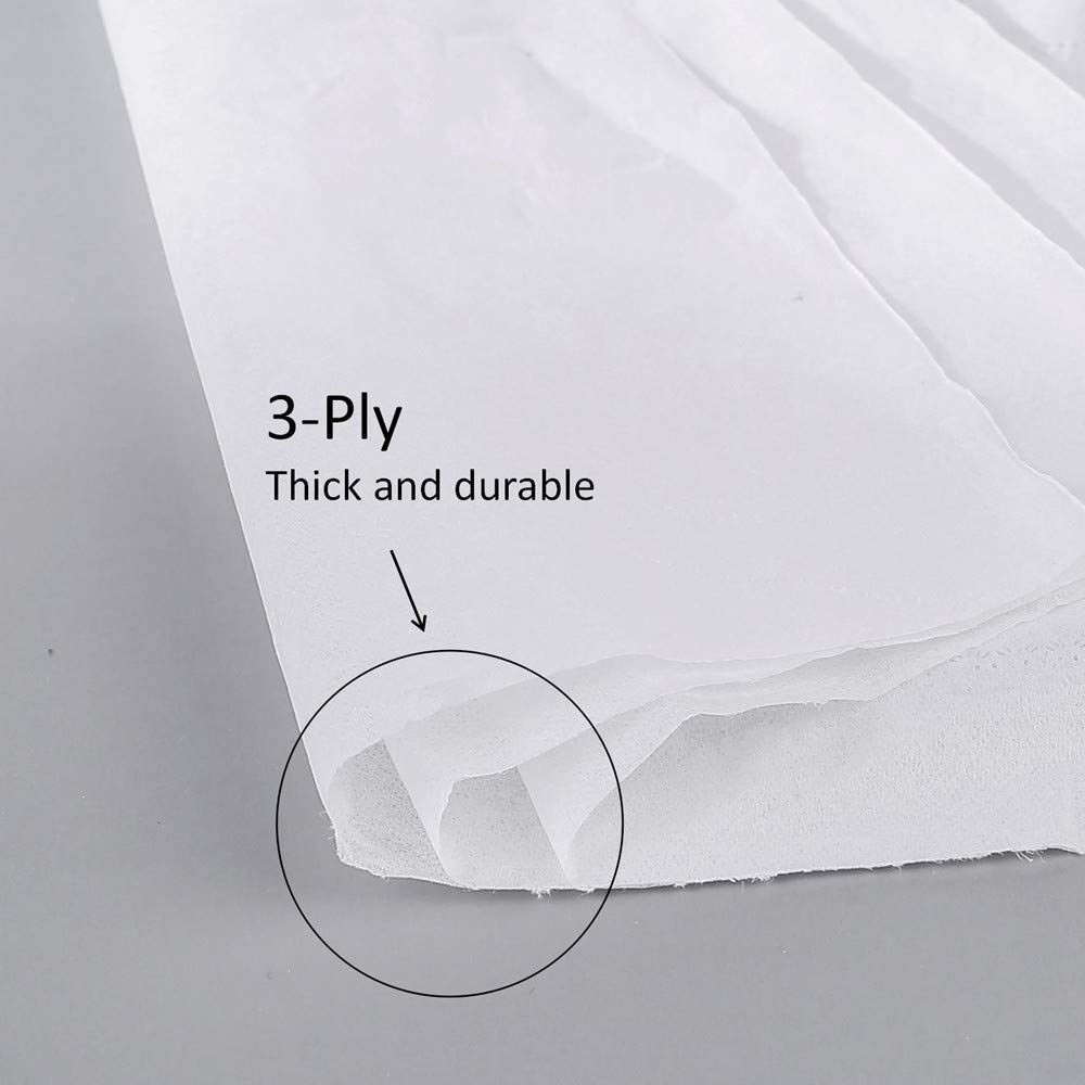 Laojbaba Car Tissues Canned Tissue Cylinder Tissue Boxes Perfect for Car Cup Holder Car Tissue Holder (4 Canisters/200 Tissues/3-Ply) Travel Tissues