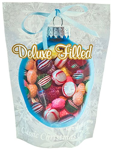 Primrose Deluxe Filled Hard Candy - Classic Christmas Candy in 13 oz Holiday Retail Package - Ideal Gourmet Food Gift - Old Fashion Candy