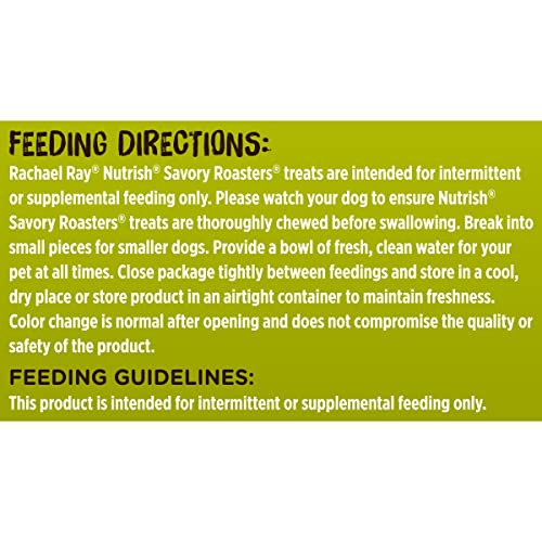 Rachael Ray Nutrish Savory Roasters Real Meat Dog Treats, Roasted Chicken Recipe, 30 Ounce (Pack of 1)