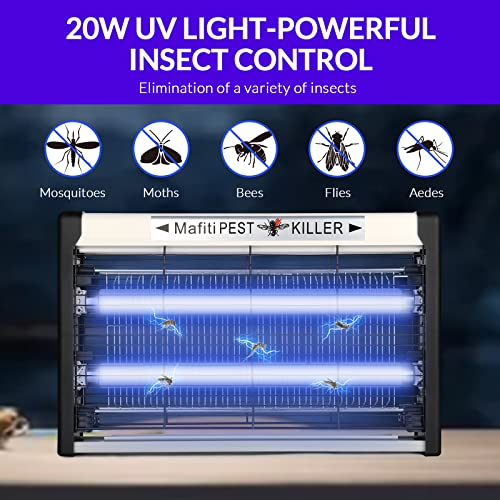 mafiti Bug Zapper Fly Traps Indoor Hanging Electric Mosquito Killer 3500V Gnats Fruit Trap for Home Restaurants Kitchen Garden Black