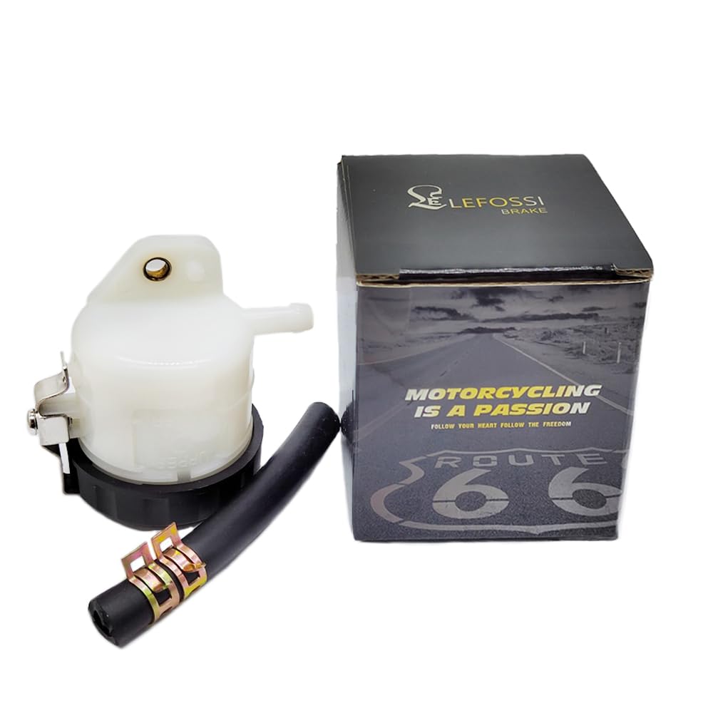 LE LEFOSSI Universal Motorcycle Front Brake Master Cylinder Brake Pump Tank Oil Cup Fluid Bottle Reservoir Compatible with NINJA636/1000 ZX-6R ZX6R ZX-10R ZX10R ZX-14R Z1000SX