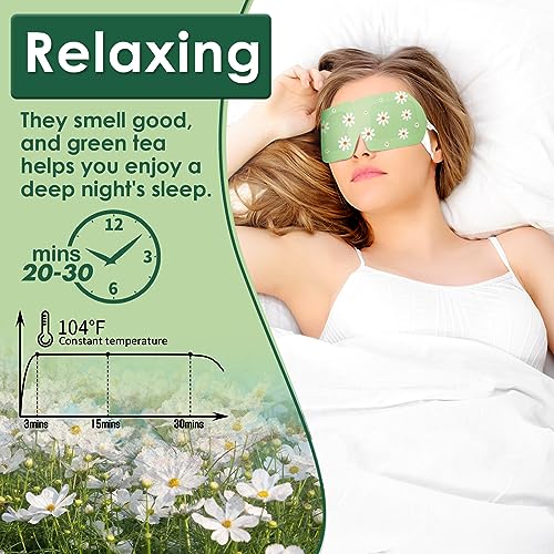 ZHENYEMEI Self Heating Warm Compress for Eyes | 6A Silk Cotton Material | Heated Eye Mask for Fast Relief of Dry Eyes | No Microwave Needed | Eye Treatment Products for Dry Eye Relief | 20 Count