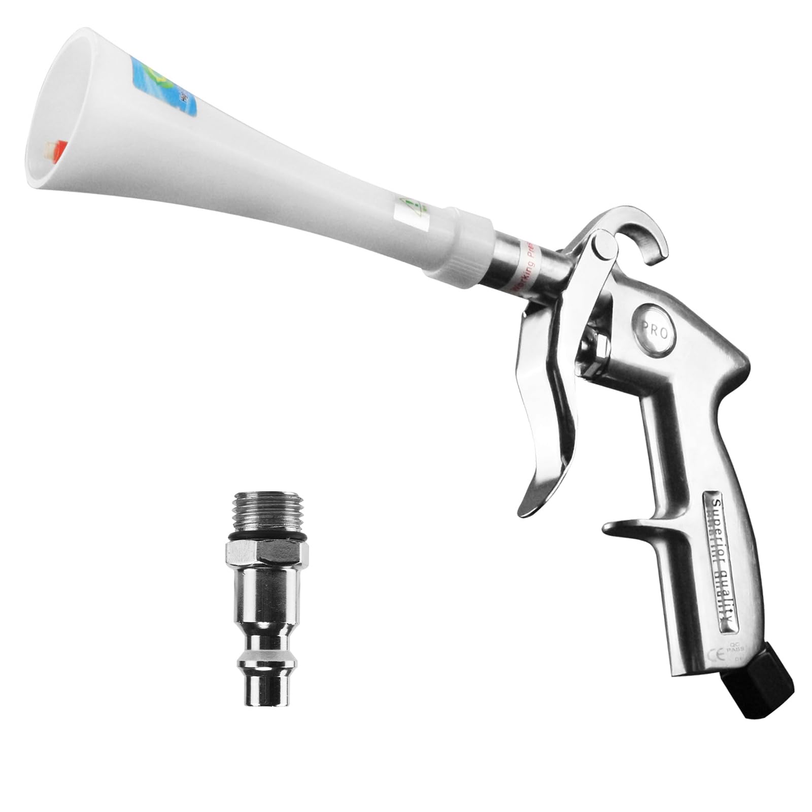 KOUSE High Pressure Pro Car Cleaning Gun Air Blow Gun Car Detailing Interior Car Dryer Air Blower for Car Detailing Air Gun Car Dust Cleaner Air Compressor Blower Gun with Nozzle