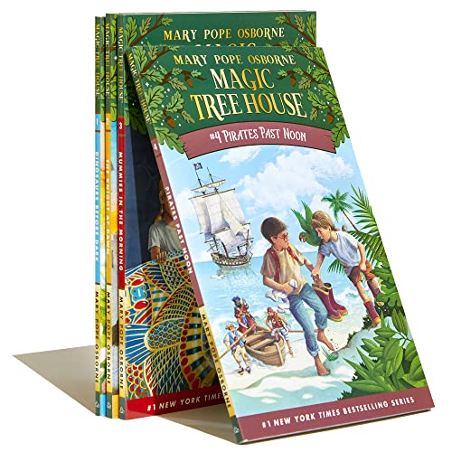 Magic Tree House Boxed Set, Books 1-4: Dinosaurs Before Dark, The Knight at Dawn, Mummies in the Morning, and Pirates Past Noon