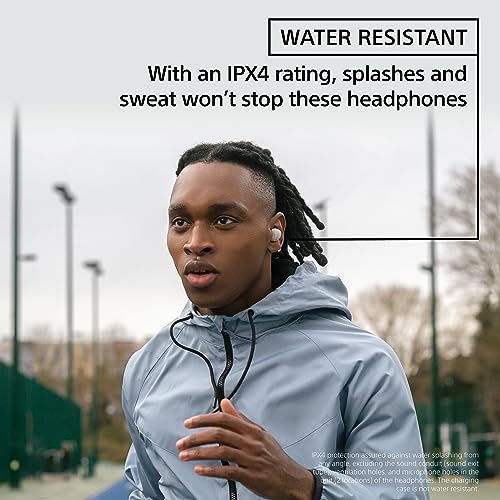 Sony WF-1000XM5 Wf Xm5, The Best Truly Wireless Noise Cancelling Earbuds, Made from Recycled Plastic Materials, Clear Bluetooth Signal, Adaptive Sound Control with AI, Xm5 Earbuds, Black