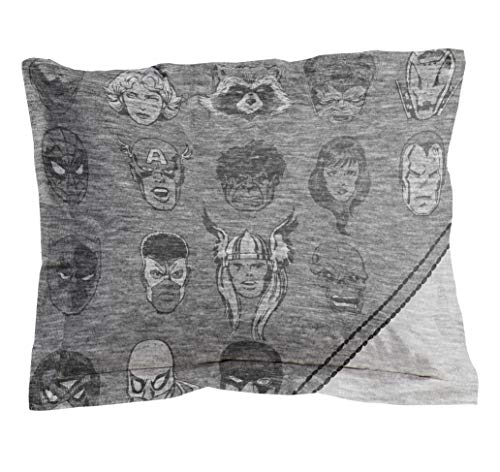 Jay Franco Marvel Comics 80th Anniversary Twin Comforter & Sham Set - Super Soft Kids Reversible Bedding - Fade Resistant Microfiber (Official Marvel Product)