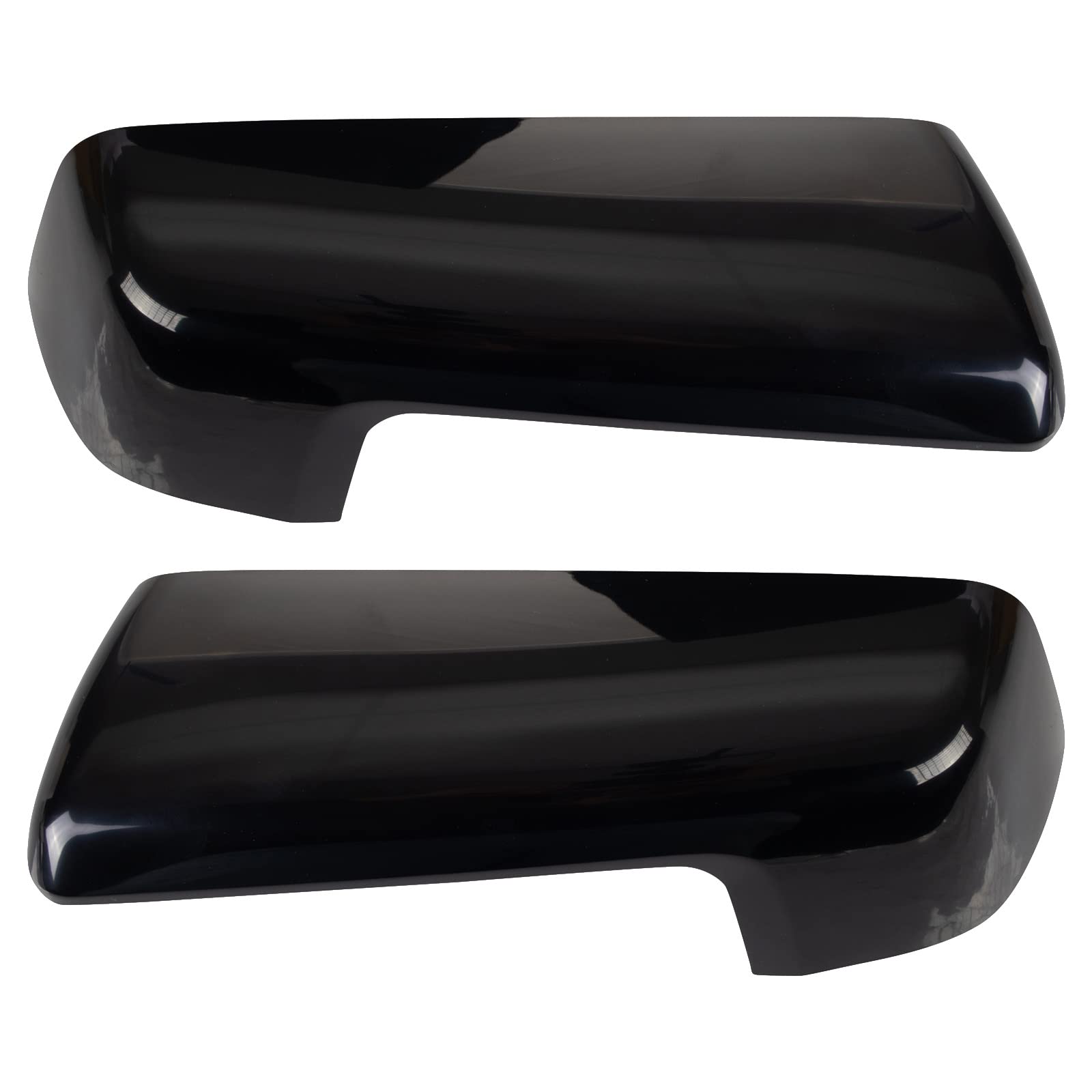 TRQ Mirror Cap Set Compatible with 2019-2021 Chevrolet Silverado 1500 GMC Sierra 1500