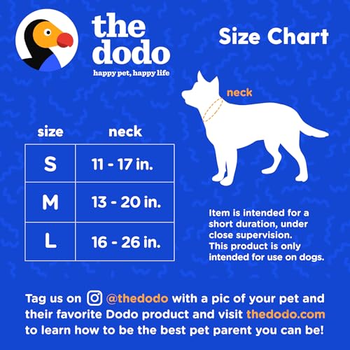 The Dodo Dog Bandana, Dodo Print; One Size Fits Most; 26 Inch Dog Bandana Triangle; Dodo Pattern Neck Kerchief for Dogs, Everyday Pet Apparel Accessories