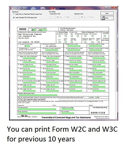 EzW2Correction 2024: Form W-2C, W-3C Software (basic version)