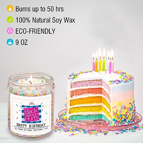 Homsolver Birthday Candles Gifts for Her and Him, Birthday Gifts for Women Men, Unique Best Friend Birthday Gift Ideas -Happy Birthday Candles