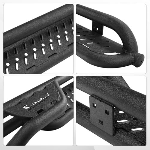 SMANOW Running Boards Compatible with 2018-2024 Jeep Wrangler JL 4 Door. Wrangler JL Running Boards Step Bars and Black Side Steps Step Bars.